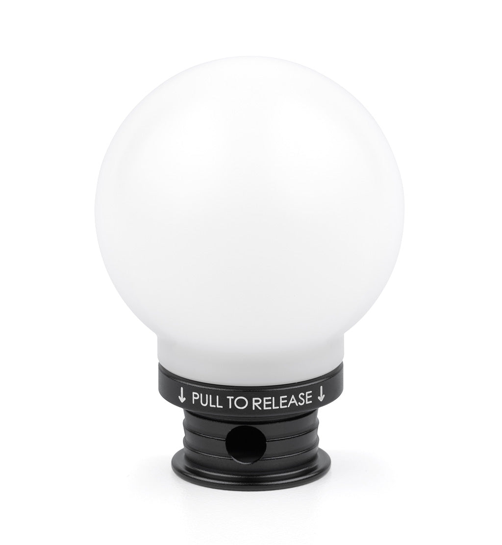 POCO Insulated Low-Profile Shift Knob in White (M10X1.5)