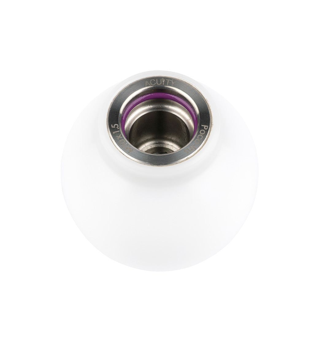 POCO Insulated Low-Profile Shift Knob in White (M10X1.5)