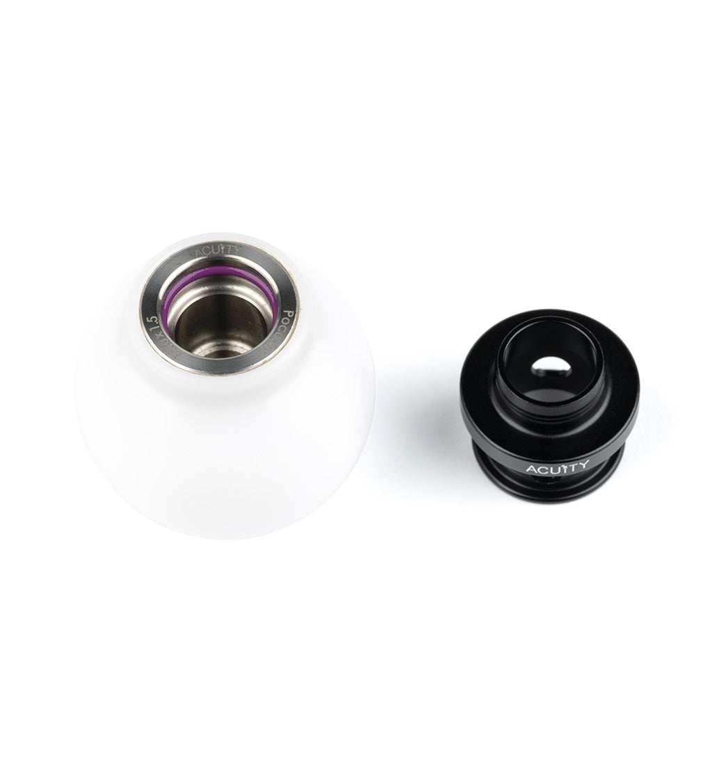 POCO Insulated Low-Profile Shift Knob in White (M10X1.5)
