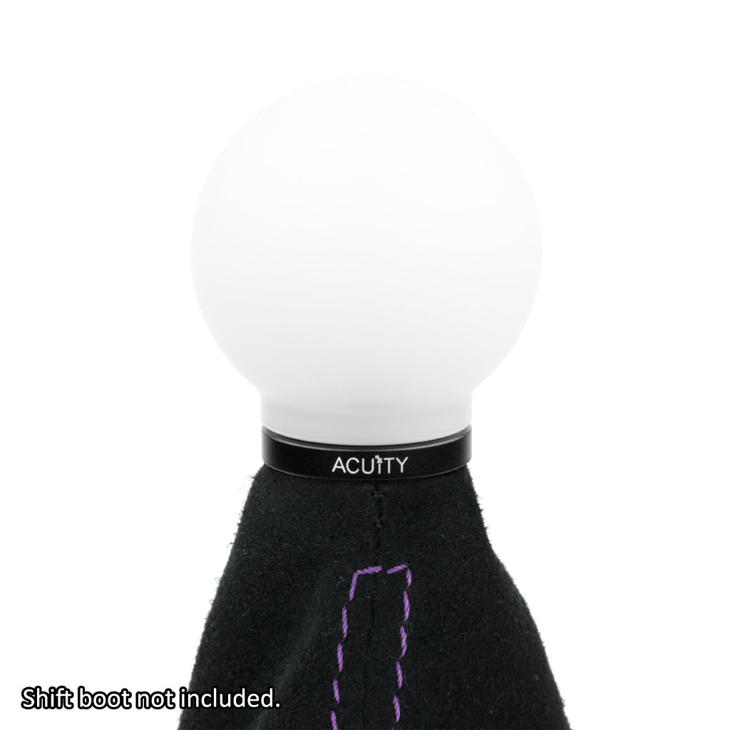 POCO Insulated Low-Profile Shift Knob in White (M10X1.5)