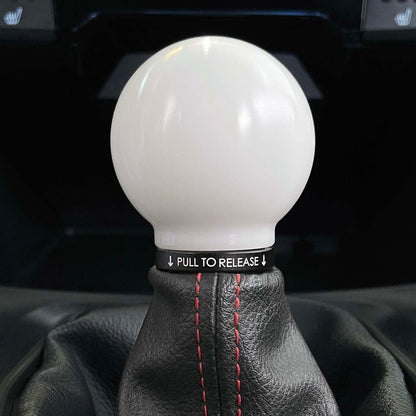POCO Insulated Low-Profile Shift Knob in White (M10X1.5)