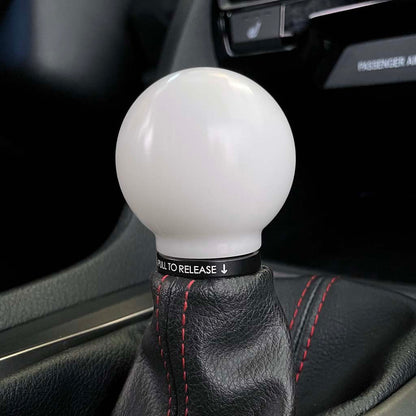 POCO Insulated Low-Profile Shift Knob in White (M10X1.5)