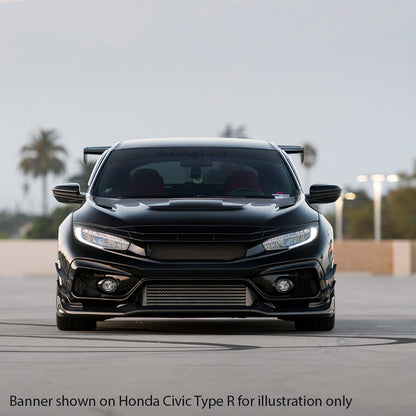 Matte Black Windshield Banner