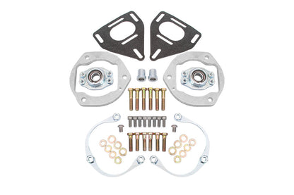 BMR 16-24 Chevy Camaro Caster Camber Plates - Black Hammertone