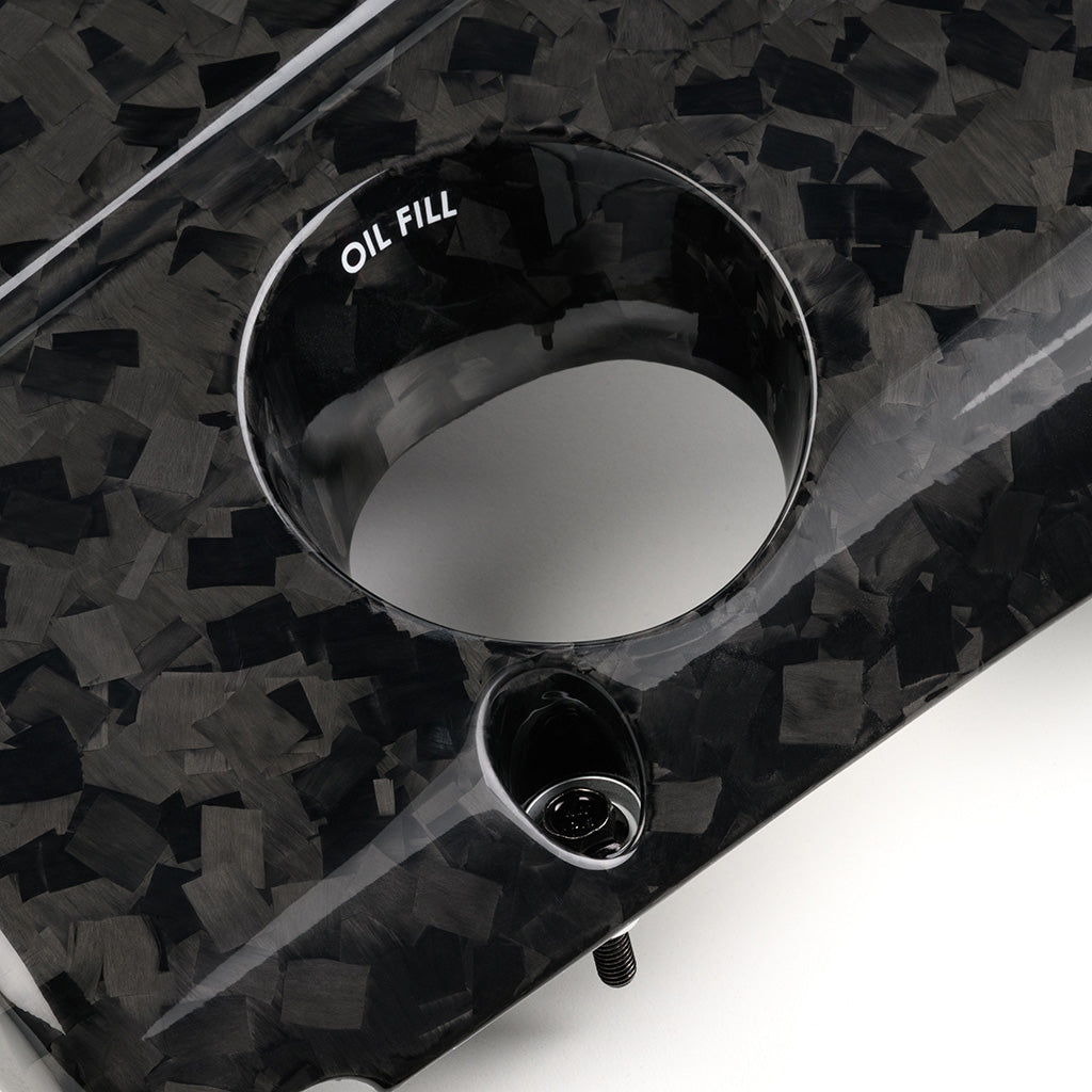 K20C Engine Cover in Forged Carbon Fiber, Gloss Finish