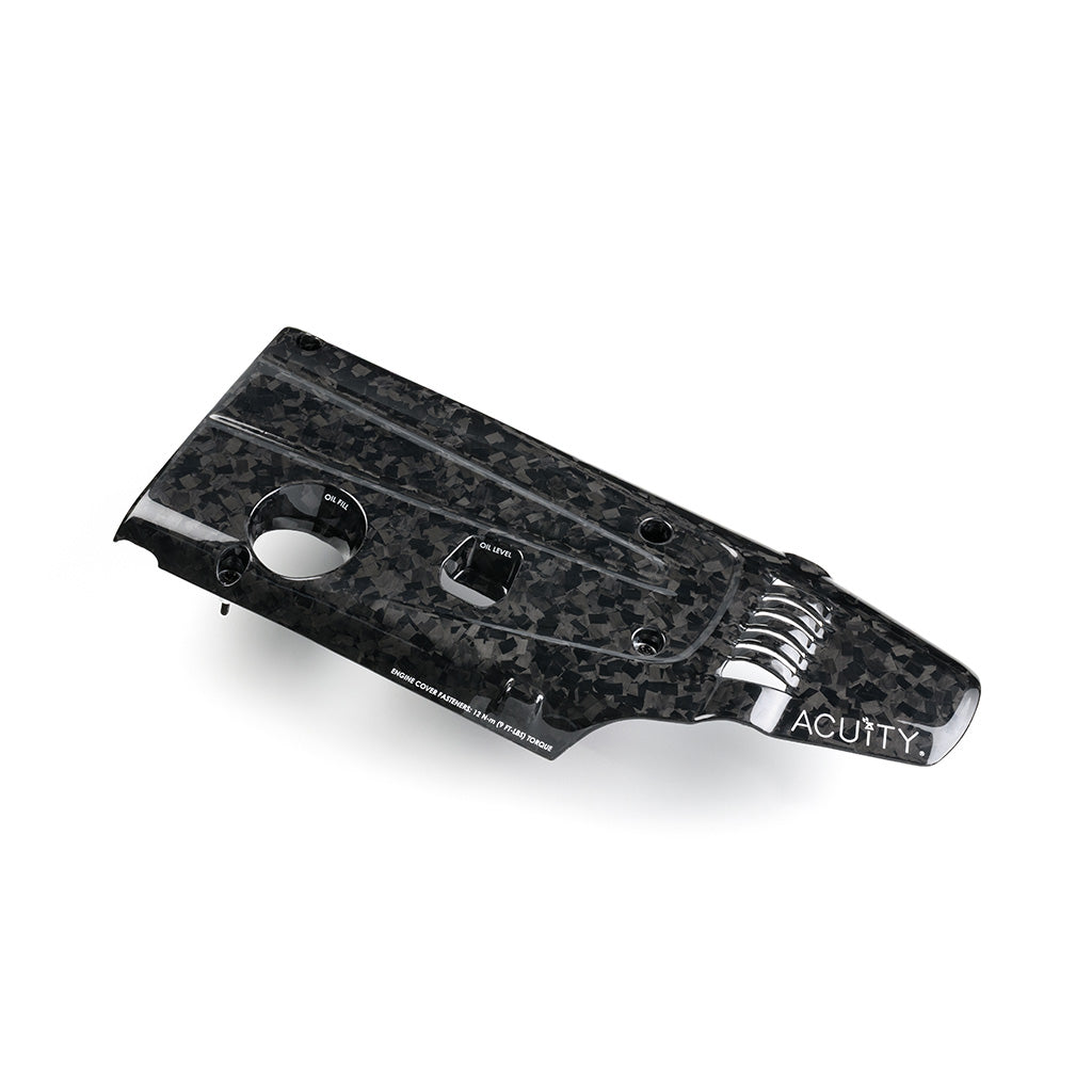 K20C Engine Cover in Forged Carbon Fiber, Gloss Finish