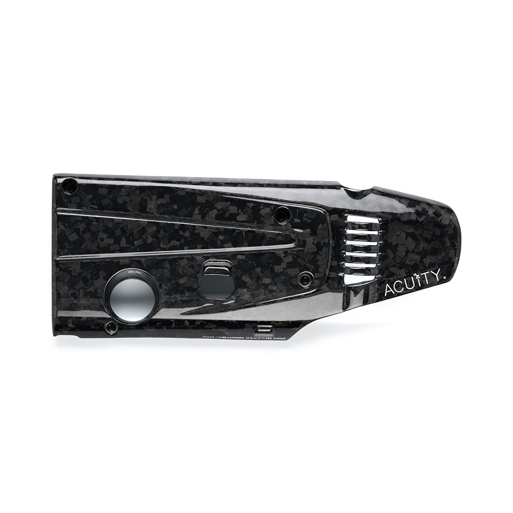 K20C Engine Cover in Forged Carbon Fiber, Gloss Finish