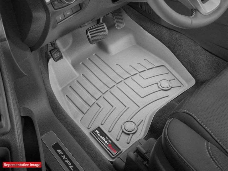 WeatherTech 04-10 BMW 5-Series (E60) Rear FloorLiner - Black