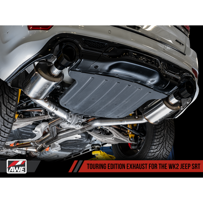 AWE Tuning 2020 Jeep Grand Cherokee SRT Touring Edition Exhaust - Diamond Black Tips