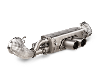 Akrapovič Slip-On Race Line Adapter Set for OEM Header Set (SS) - 2025+ Porsche 911 GT3/GT3 Touring (992.2)