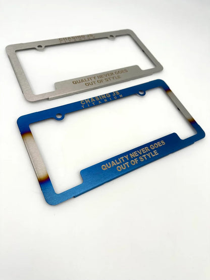 Chasing JS License Plate Frame