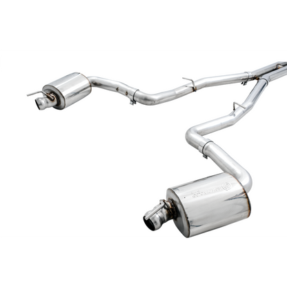 AWE Tuning 2015+ Dodge Challenger 6.4L/6.2L Non-Resonated Touring Edition Exhaust - Use Stock Tips