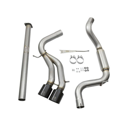 aFe Takeda 3in SS Exhaust Cat-Back 13-16 Ford Focus ST 2.0L Black Tips
