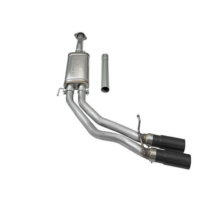 aFe Rebel Exhausts 3in SS Cat-Back 15-16 Ford F-150 EcoBoost V6 2.7/3.5L V8 5.0L w/ Black Tips
