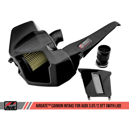 AWE Tuning Audi B9/B9.5 S4/S5/RS5 3.0T Carbon Fiber AirGate Intake w/ Lid