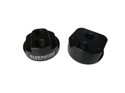 BLOX Racing Remote Oil Filter Relocation Kit - Black