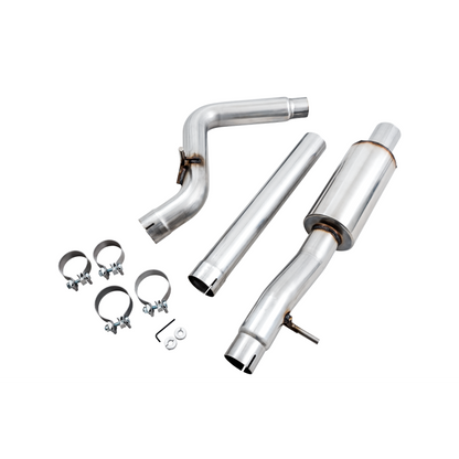 AWE Tuning 07-18 Jeep Wrangler JK/JKU 3.6L Tread Edition Axle-Back Dual Exhaust - Chrome Silver Tips