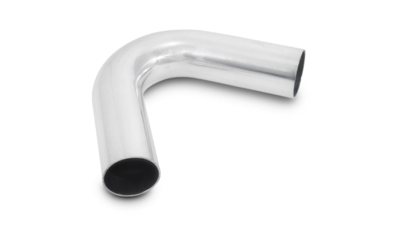Vibrant 2.5in O.D. Universal Aluminum Tubing (120 degree Bend) - Polished