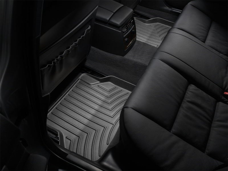 WeatherTech 04-10 BMW 5-Series (E60) Rear FloorLiner - Black