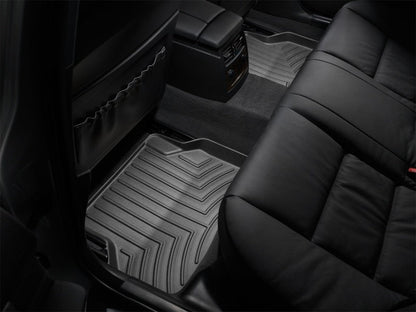 WeatherTech 04-10 BMW 5-Series (E60) Rear FloorLiner - Black