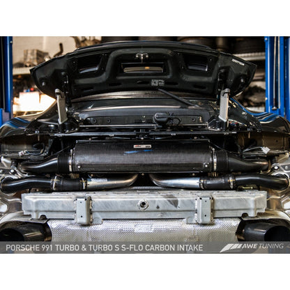 AWE Tuning Porsche 991 (991.2) Turbo and Turbo S S-FLO Carbon Intake