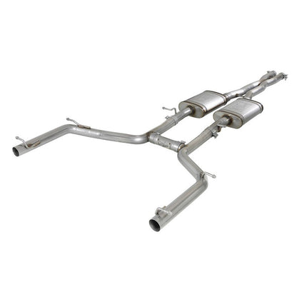 aFe MACH Force-Xp 2-1/2in 304 SS Cat-Back Exhaust 15-19 Dodge Challenger V6-3.6L - Raw Tip