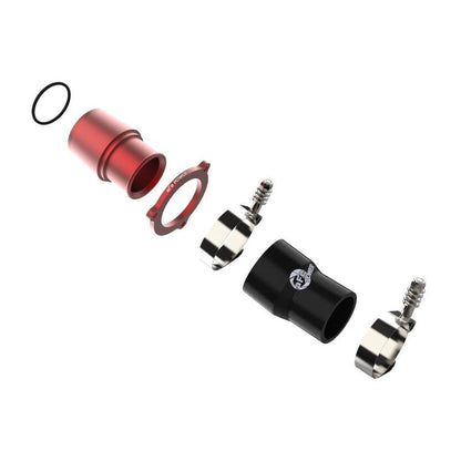 aFe BladeRunner 15-20 VW GTI Turbo Muffler Delete for OE Charge Pipe - Red