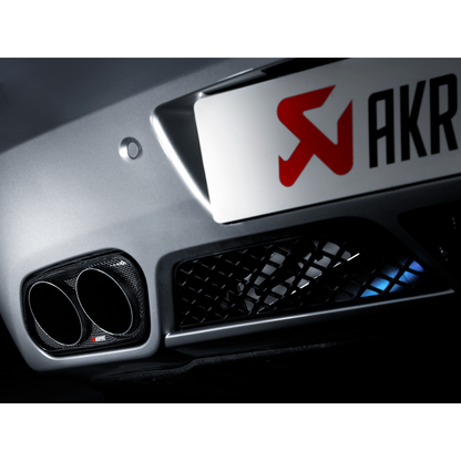 Akrapovič Evolution Line Catback Exhaust System (Titanium) w/Carbon Tips - 2010-2014 Mercedes-AMG SLS Coupe/Roadster