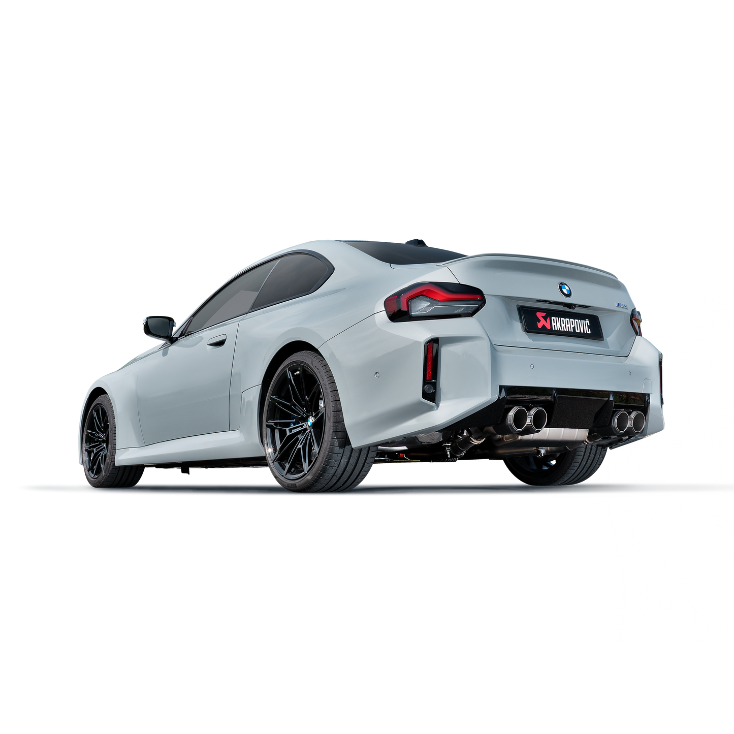 Akrapovič Slip-On Line Exhaust (Titanium) w/o Tips - 2023+ BMW M2 (G87)