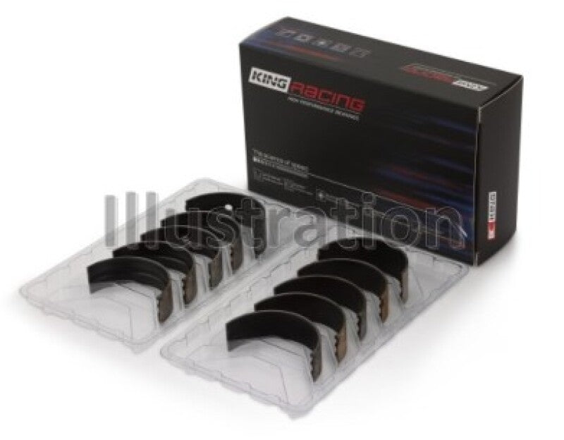 King Engine Bearings Nissan SR20DE/DET (2.0L) Performance Main Bearing Set - Size +0.25mm