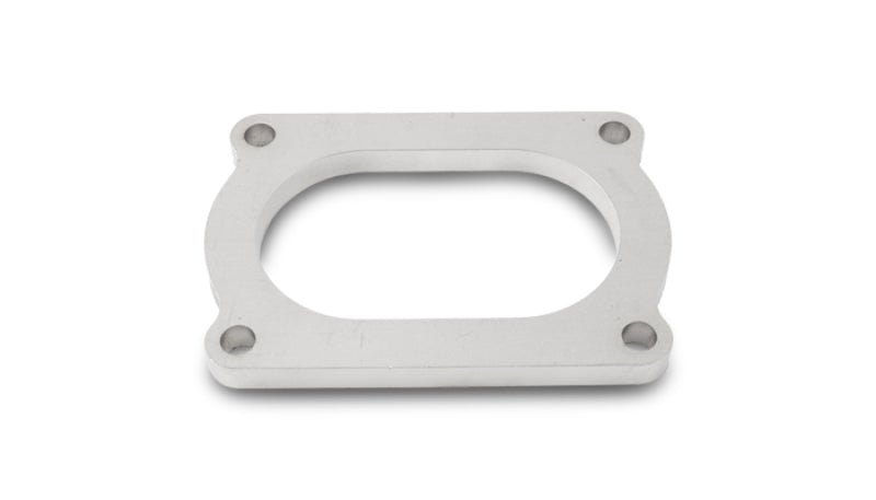 Vibrant T304 SS 4 Bolt Flange for 4in O.D. Oval tubing