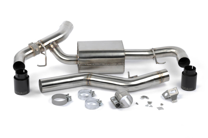 Dinan 19-26 BMW 330i (G20)/21-26 BMW 430i (G22) Valved Axleback Exhaust System - Black Tips