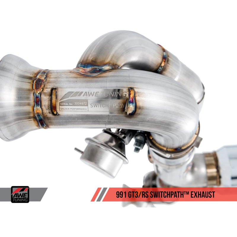 AWE Tuning Porsche 991 GT3 / RS SwitchPath Conversion Kit (Requires AWE Tuning Center Muffler)