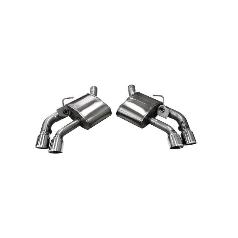 Corsa 16-20 Chevrolet Camaro SS/ZL1 6.2L V8 Polished Xtreme Axle-Back Exhaust (w/ Factory NPP Valve)