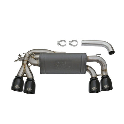 aFe MACHForce XP 3in - 2 1/2in Axle Back 304SS Exhaust w/ Black Tips 16-17 BMW M2 (f87)
