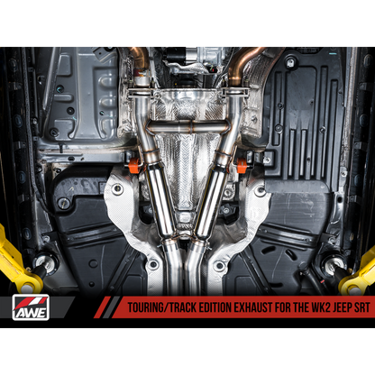 AWE Tuning 2020 Jeep Grand Cherokee SRT Track Edition Exhaust - Diamond Black Tips