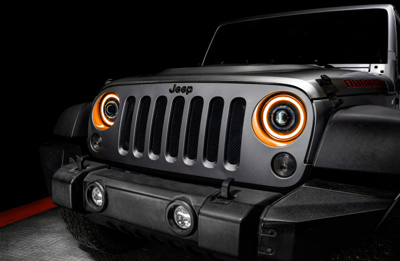 ORACLE Lighting 0718 Jeep Wrangler JK Oculus 7in Switchback BiLED Projector Headlights