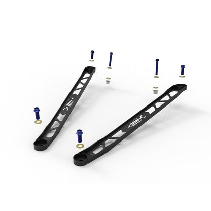 aFe CONTROL 304 Stainless Steel Front Suspension Strut Brace Black - Toyota GR Supra (A90) 20-21