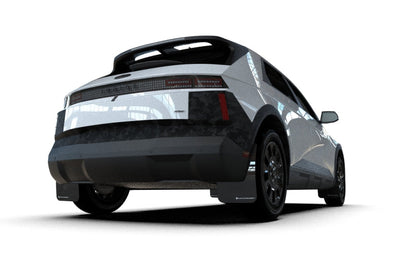 Rally Armor 2025 Hyundai Ioniq 5 XRT Black Mud Flap White Logo