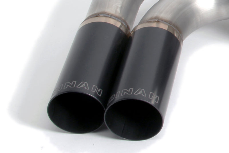Dinan 12-16 BMW 328i/428i (F30/F31/F32/F33) Free Flow Axleback Exhaust System - Black Tips