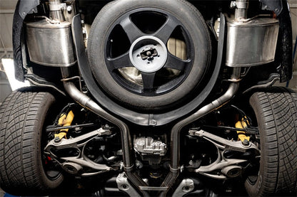 Corsa 2021-2025 Dodge Durango SRT Hellcat Cat-Back 2.75in Dual Rear Exit Xtreme 4.5in Black PVD Tips