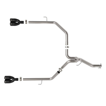 aFe Vulcan Series 3in 304SS DPF-Back 21 Jeep Gladiator V6-3.0L (td) Dual Black Tip