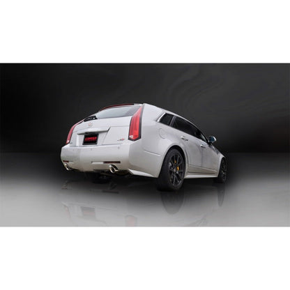 Corsa 11-13 Cadillac CTS Wagon V 6.2L V8 Polished Sport Axle-Back Exhaust