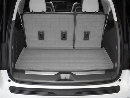 WeatherTech 20-25 Hyundai Telluride Behind Seating w/Bumper Protector SeatBack Cargo Liner - Grey