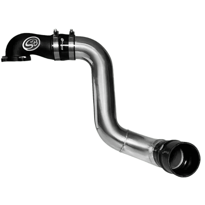 2003 - 2004 Powerstroke S&B Intake Elbow W/ Cold Side Intercooler Piping & Boots (76 - 1003B) - Intake Elbows - S&B Filters