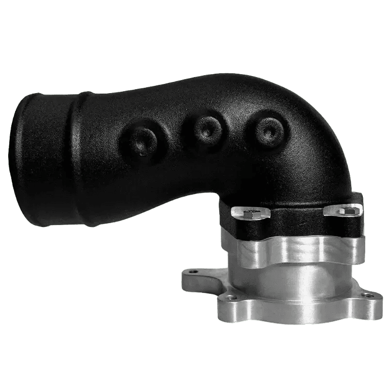 2005 - 2007 Powerstroke S&B Intake Elbow W/ Cold Side Intercooler Piping & Boots (76 - 1010B) - Intake Elbows - S&B Filters