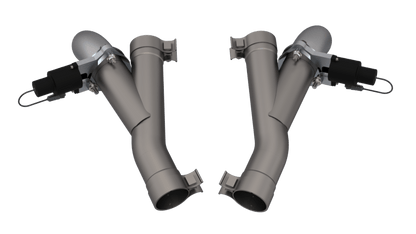 2012-2022 Jeep Grand Cherokee SRT Trackhawk Dodge Durango SRT QTP Aggressor Cutout Pipes-Exhaust Cutouts-QTP
