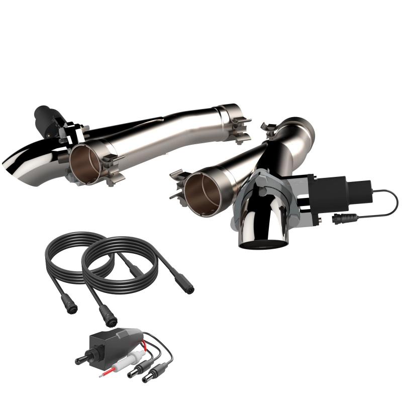 2012-2022 Jeep Grand Cherokee SRT Trackhawk Dodge Durango SRT QTP Aggressor Cutout Pipes-Exhaust Cutouts-QTP