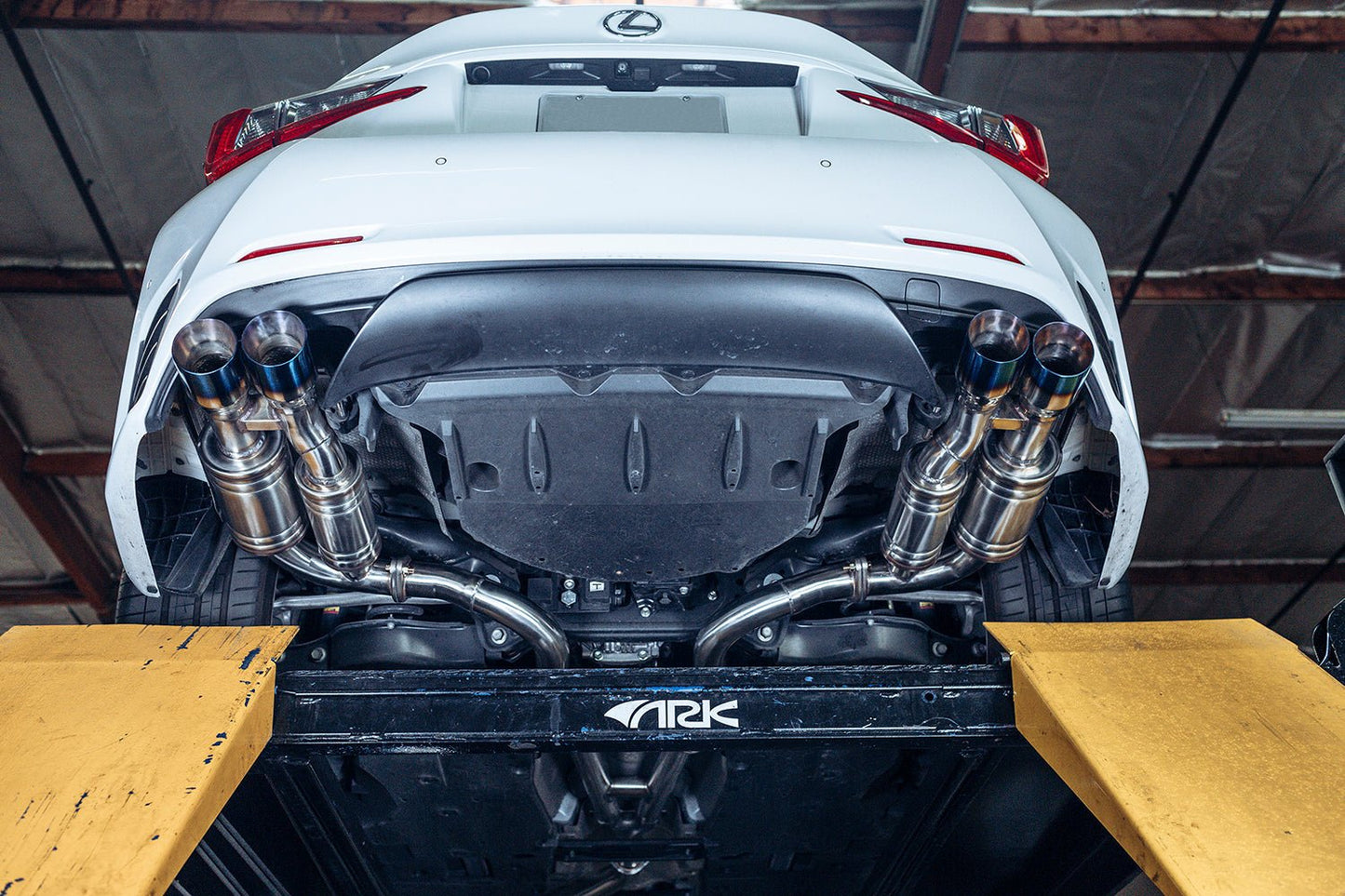 2016-2017 Lexus RC200t GRiP Exhaust (Non-Resonated)-Motor Vehicle Exhaust-ARK Performance