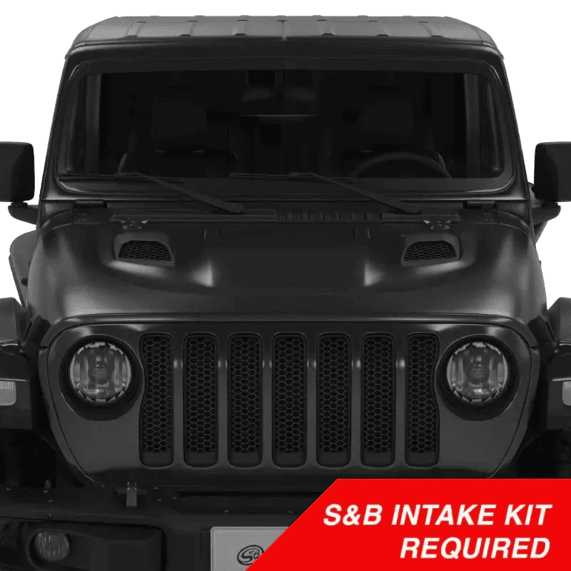 2018 - 2024 Jeep S&B Cold Air Intake Scoop (AS - 1014) - Cold Air Intake Scoops - S&B Filters